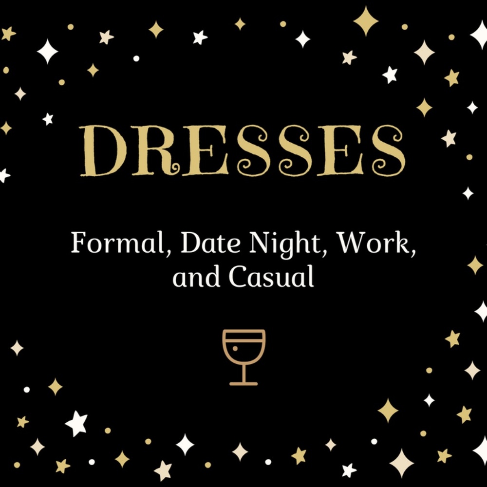 Long, Short, Cocktail, and Day Dresses